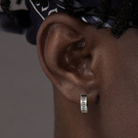 The Runes Stainless Steel Earrings