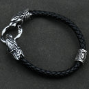 Freya Cat with Runes Steel Bracelet