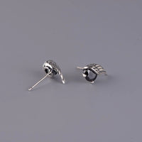 Raven Wings 925 Sterling Silver Earrings