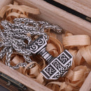 Mighty Mjolnir Necklace in Stainless Steel