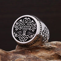 Tree of Life Yggdrasil Stainless Steel Ring