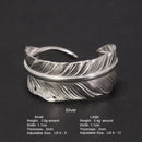 Hugin and Munin Feather 925 Sterling Silver Ring