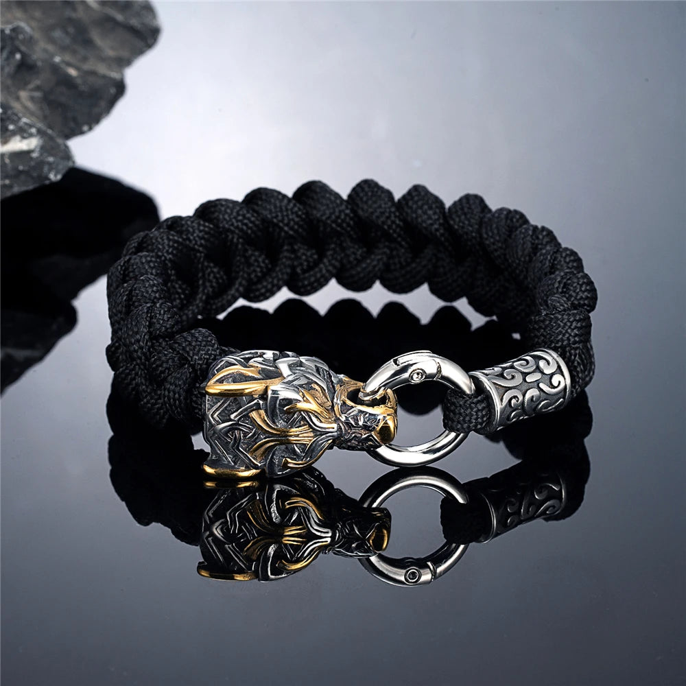 Odin Wolves Paracord Bracelet