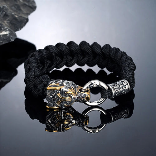 Odin Wolves Paracord Bracelet