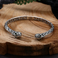 Hel The Goddess of Death Arm Ring in 925 Sterling Silver