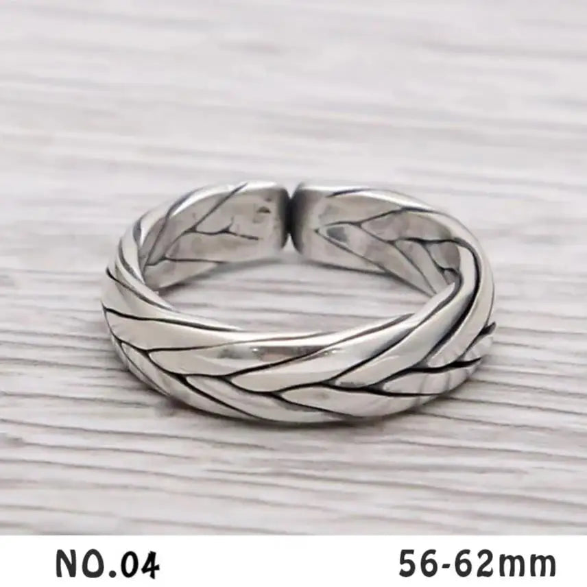 Wide Gleipnir - Handmade 925 Sterling Silver Ring