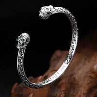 Hel The Goddess of Death Arm Ring in 925 Sterling Silver