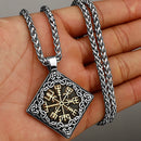Vegvisir the Viking Compass Medallion in 316L Stainless Steel