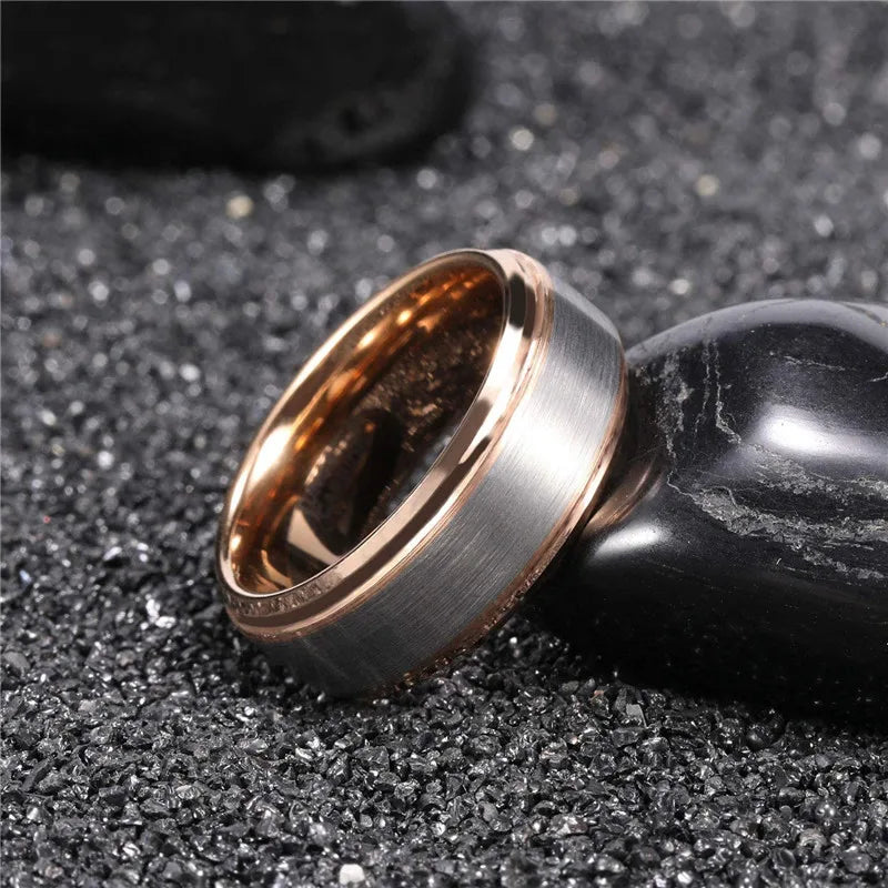 Waves of Njord Tungsten Carbide Ring
