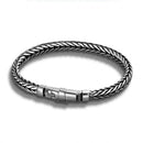 Sea Serpent Jormungandr Scales Silver Bracelet
