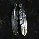 Norse Hawk Feather 925 Sterling Silver Pendant
