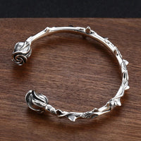 Roses of Freyja 925 Sterling Silver Bracelet