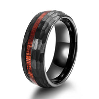 Seafarer Ring in Tungsten Carbide and Oak