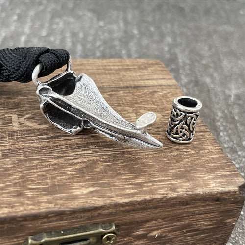 Odin's Raven Skull Paracord Bracelet