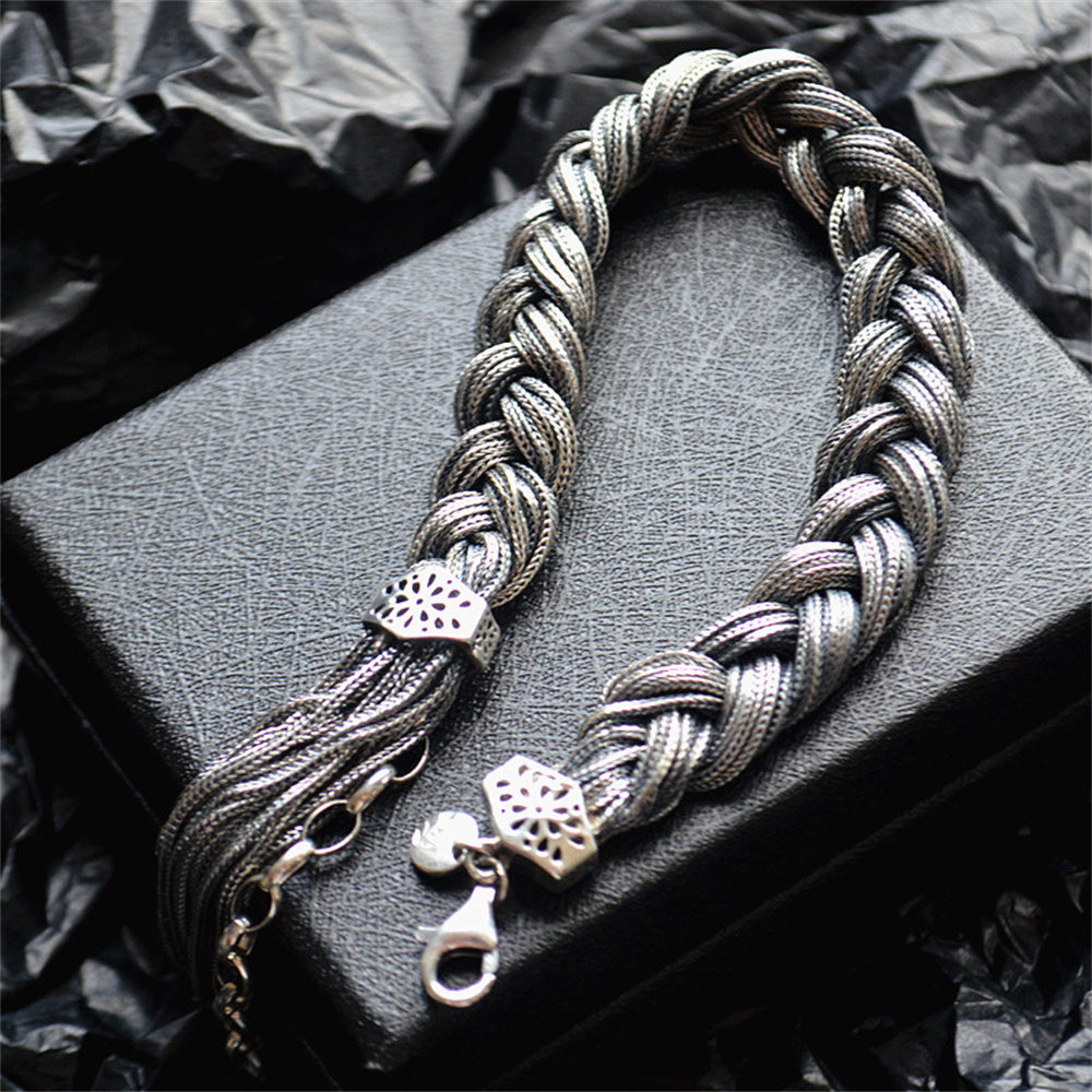 Threads of Fate 925 Sterling Silver Bracelet