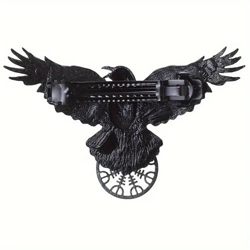 Raven of Odin brings Aegishjalmur Hair Clasp