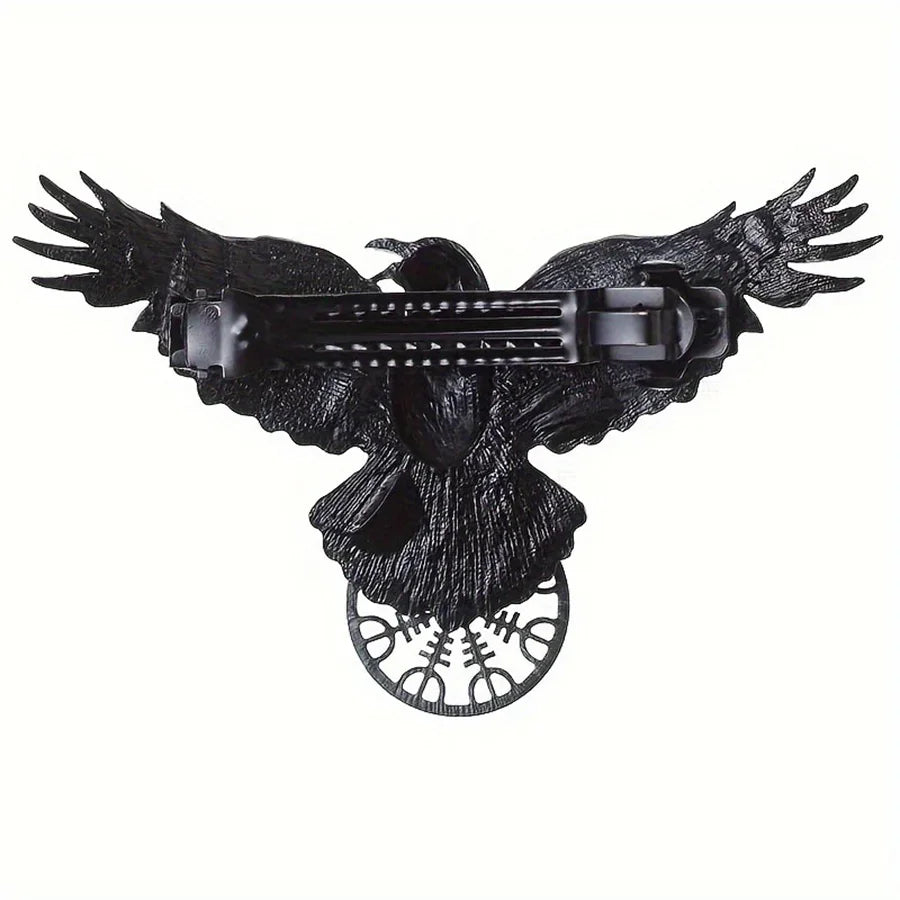 Raven of Odin brings Aegishjalmur Hair Clasp