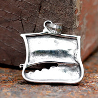 Drakar Viking Warship Stainless Steel Pendant