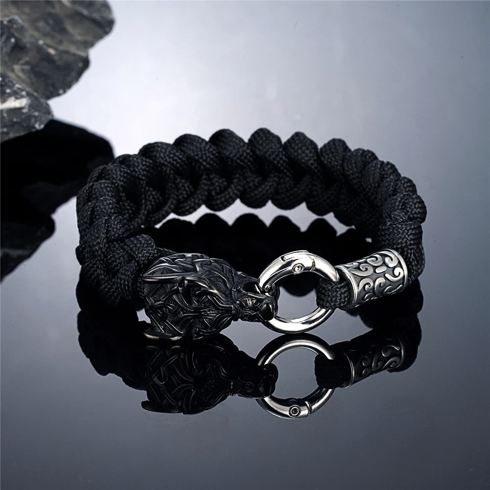 Odin Wolves Paracord Bracelet