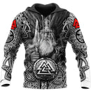 Ravens and Wolves of Odin 3D Printed Hoodie