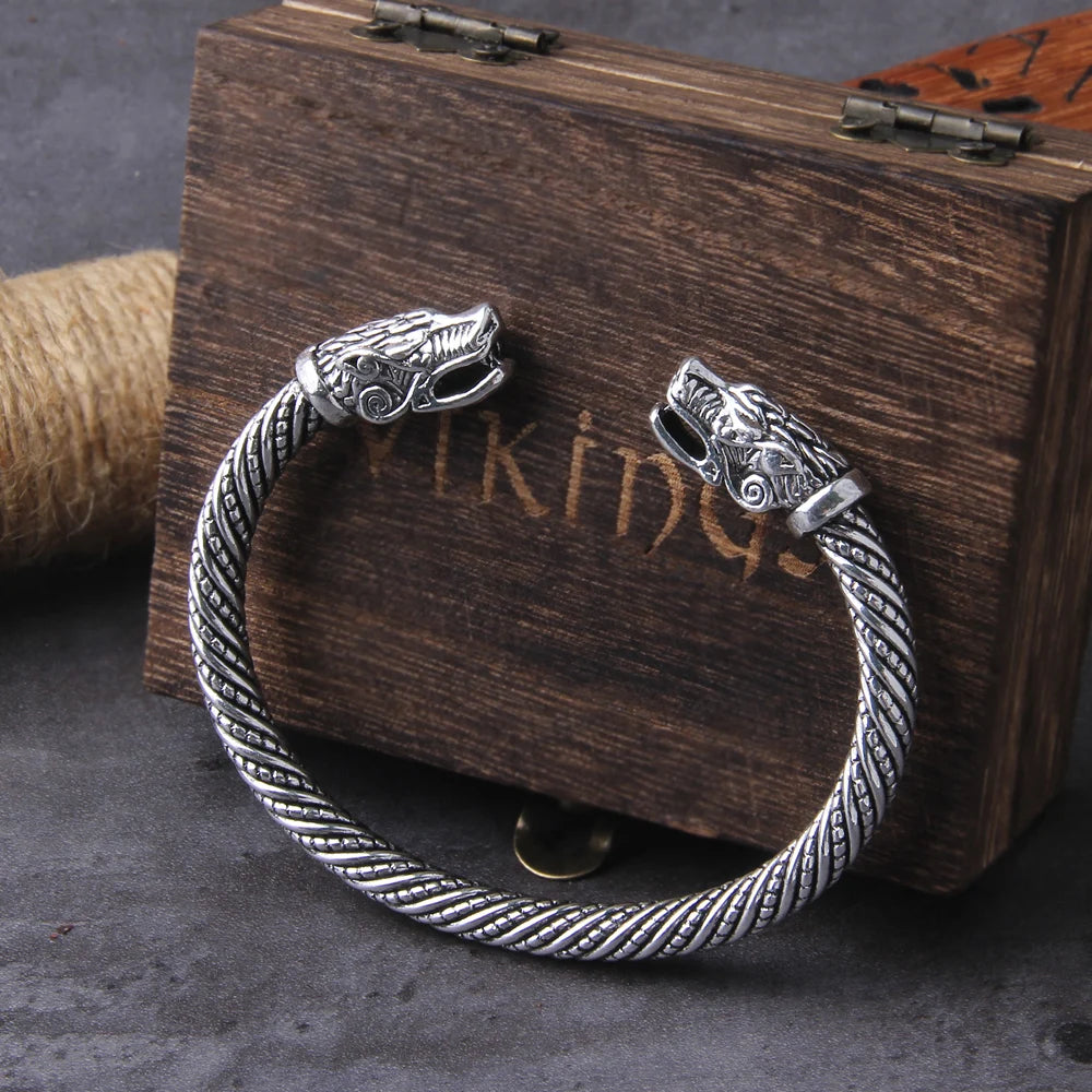 Norse Dragon Stainless Steel Bracelet