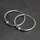 Waves of Njord 925 Sterling Silver Earrings