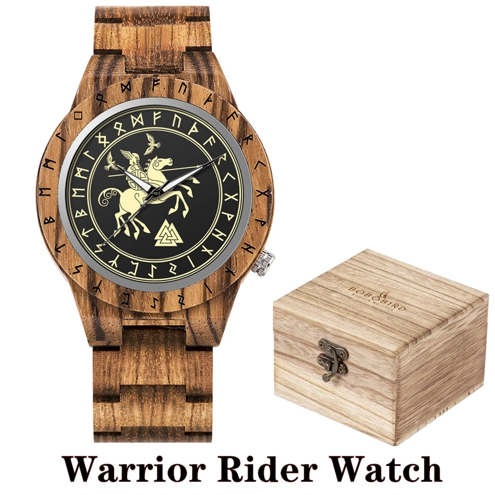 Viking Vintage Wooden Watch
