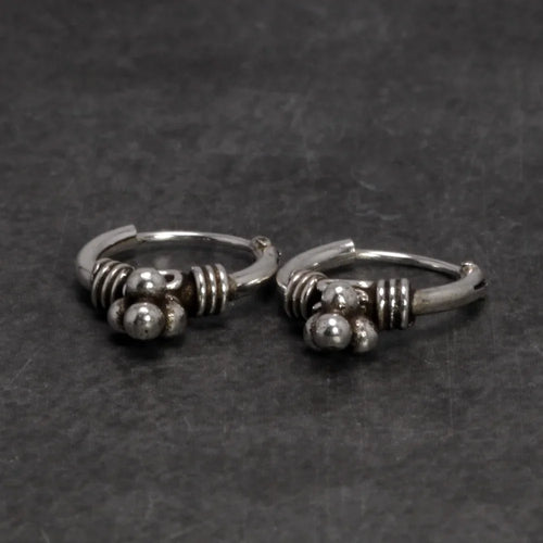 Oseberg Knot 925 Sterling Silver Earrings