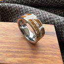 Frigg's Bounty Tungsten and Deer's Antler Wedding Band