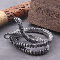 The Midgard Serpent Jormungandr Stainless Steel Necklace