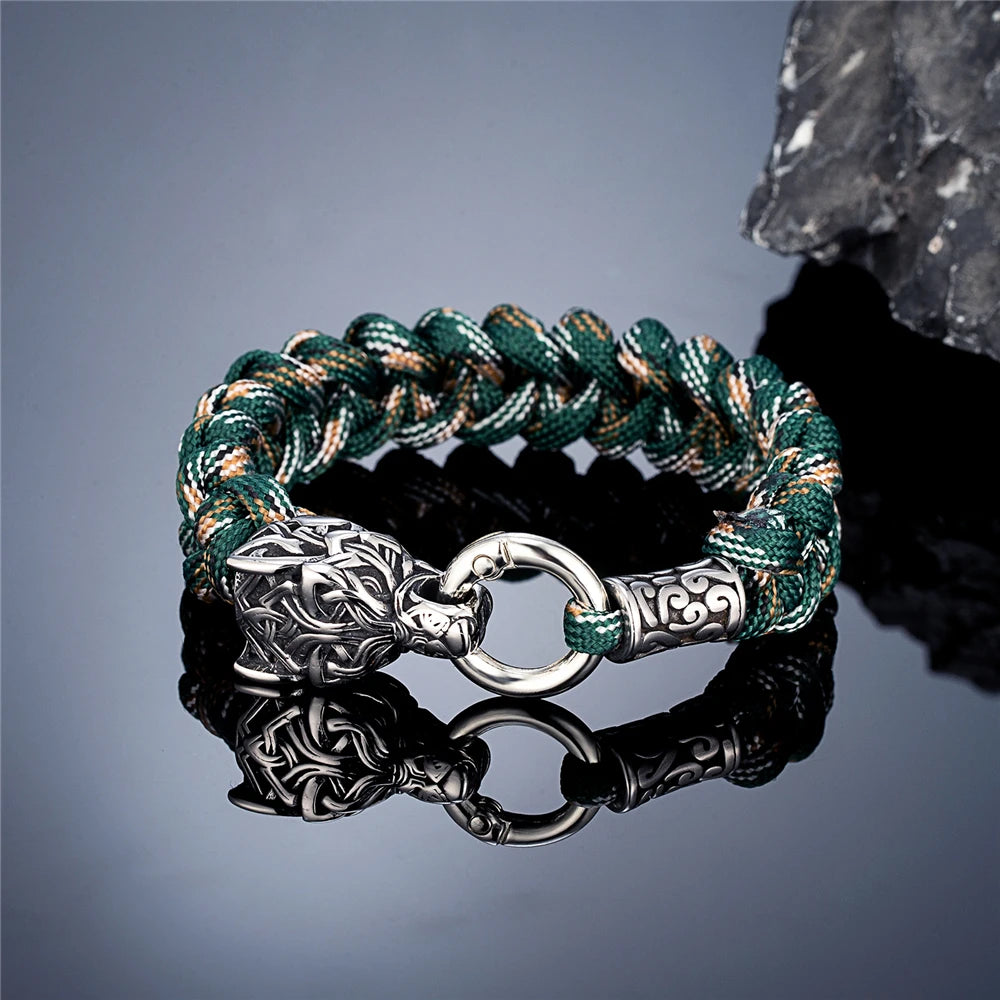 Odin Wolves Paracord Bracelet