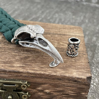 Odin's Raven Skull Paracord Bracelet