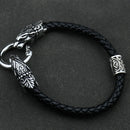 Freya Cat with Runes Steel Bracelet