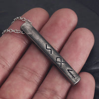 Old Norse Calendar Stainless Steel Pendant