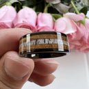 Frigg's Bounty Tungsten and Deer's Antler Wedding Band