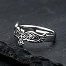 Raven of Odin Stainless Steel Ring