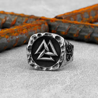 Valknut in Stainless Steel Ring