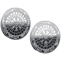Valknut Viking Coins in Steel