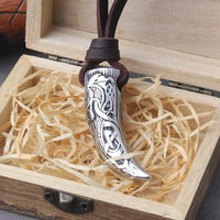 Fenrir Wolf Fang 316l Stainless Steel Necklace