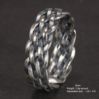 Wide Gleipnir - Handmade 925 Sterling Silver Ring