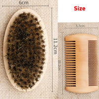 Viking Boar Bristle Brush and Wooden Comb