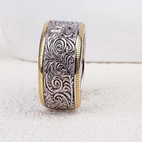 Freyja's Garden 925 Sterling Silver Adjustable Ring