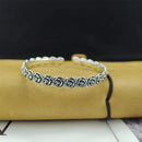 Flowers From The Garden of Freyja 925 Sterling Silver Bracelet