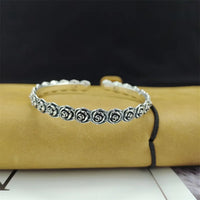 Flowers From The Garden of Freyja 925 Sterling Silver Bracelet