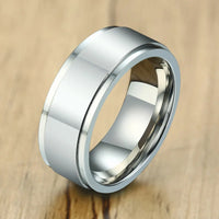 Spinning Viking Rune Ring in Stainless Steel