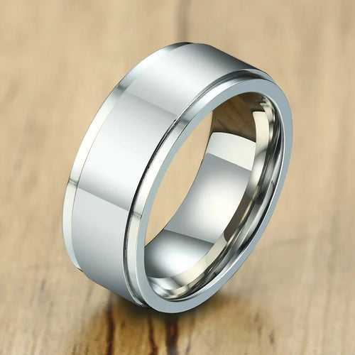 Spinning Viking Rune Ring in Stainless Steel