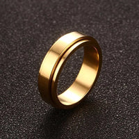 Spinning Viking Rune Ring in Stainless Steel
