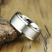 Spinning Viking Rune Ring in Stainless Steel