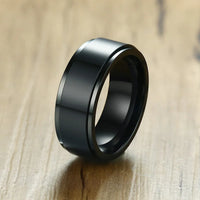Spinning Viking Rune Ring in Stainless Steel