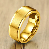 Spinning Viking Rune Ring in Stainless Steel